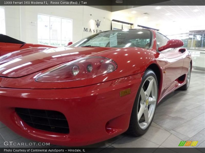 Rosso Corsa (Red) / Tan 1999 Ferrari 360 Modena F1
