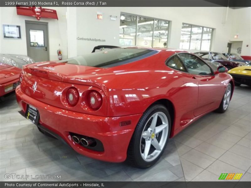 Rosso Corsa (Red) / Tan 1999 Ferrari 360 Modena F1