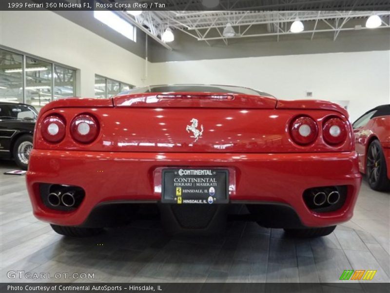 Rosso Corsa (Red) / Tan 1999 Ferrari 360 Modena F1