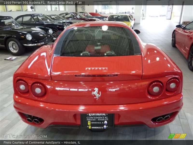 Rosso Corsa (Red) / Tan 1999 Ferrari 360 Modena F1