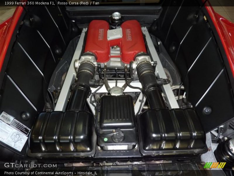 Rosso Corsa (Red) / Tan 1999 Ferrari 360 Modena F1