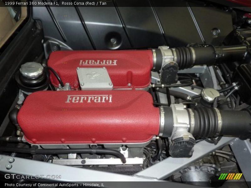 Rosso Corsa (Red) / Tan 1999 Ferrari 360 Modena F1