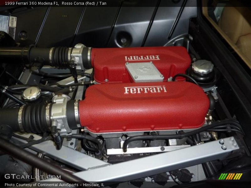 Rosso Corsa (Red) / Tan 1999 Ferrari 360 Modena F1