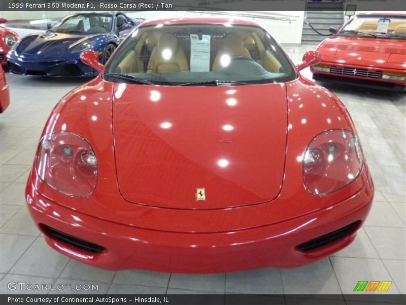 Rosso Corsa (Red) / Tan 1999 Ferrari 360 Modena F1