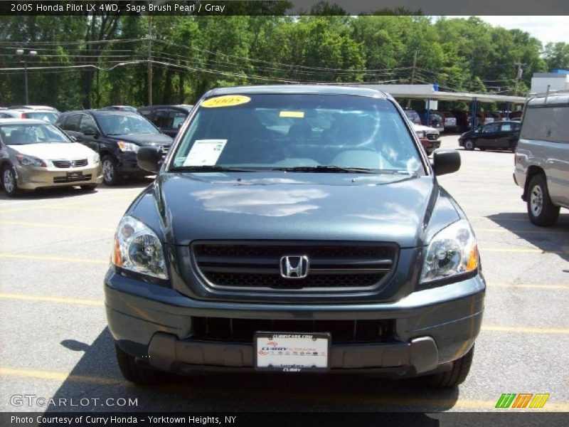 Sage Brush Pearl / Gray 2005 Honda Pilot LX 4WD