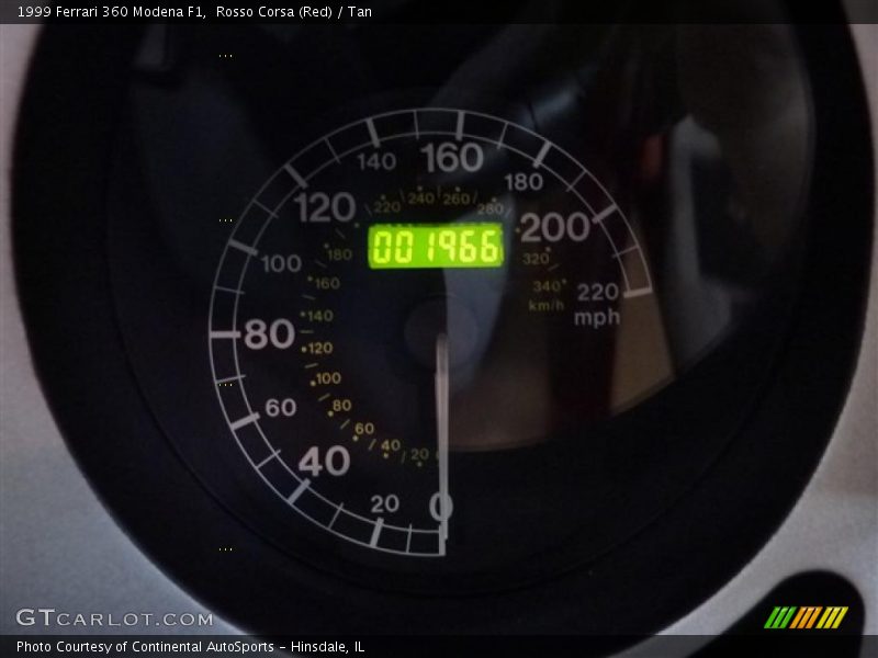Rosso Corsa (Red) / Tan 1999 Ferrari 360 Modena F1