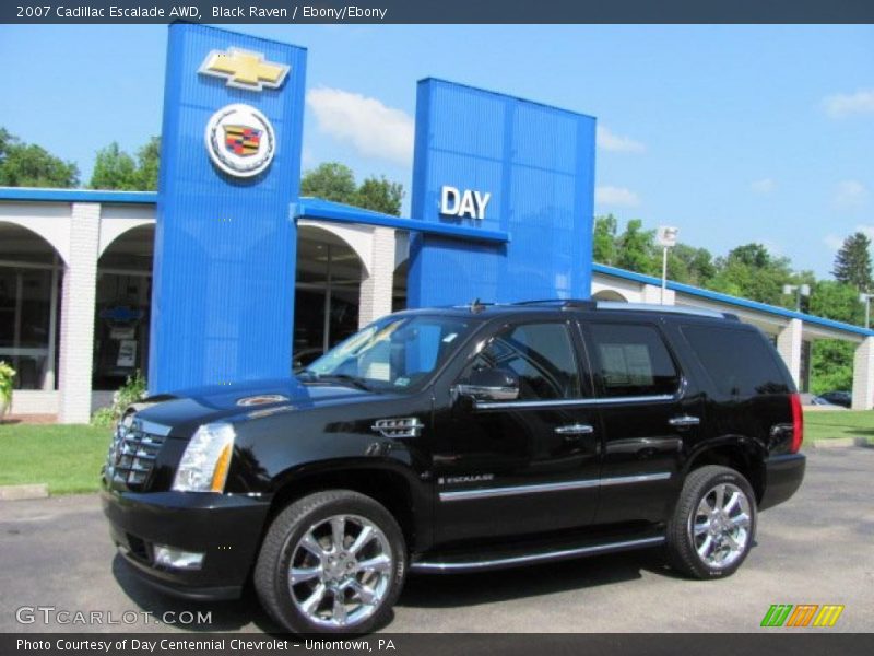 Black Raven / Ebony/Ebony 2007 Cadillac Escalade AWD
