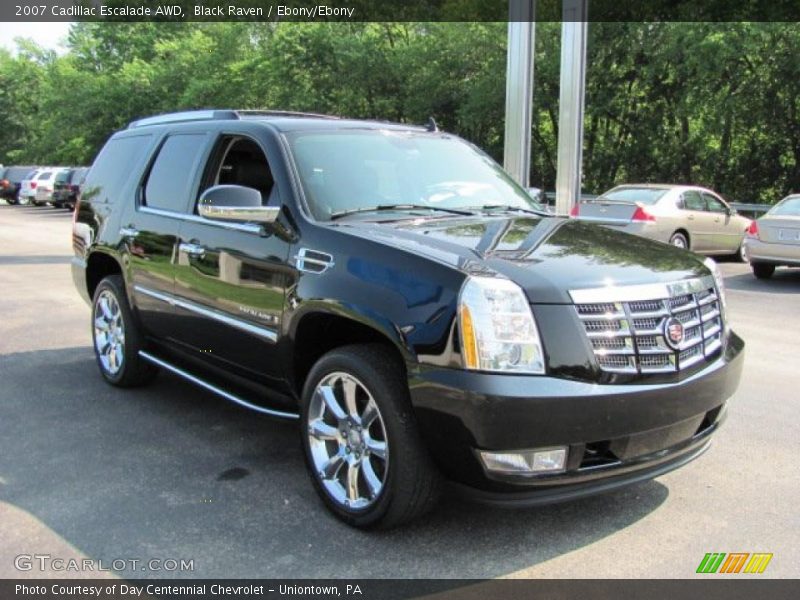 Black Raven / Ebony/Ebony 2007 Cadillac Escalade AWD