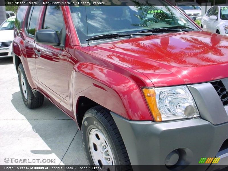 Red Brawn Metallic / Desert/Graphite 2007 Nissan Xterra S