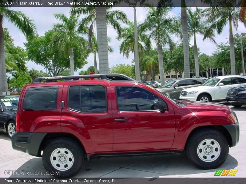 Red Brawn Metallic / Desert/Graphite 2007 Nissan Xterra S