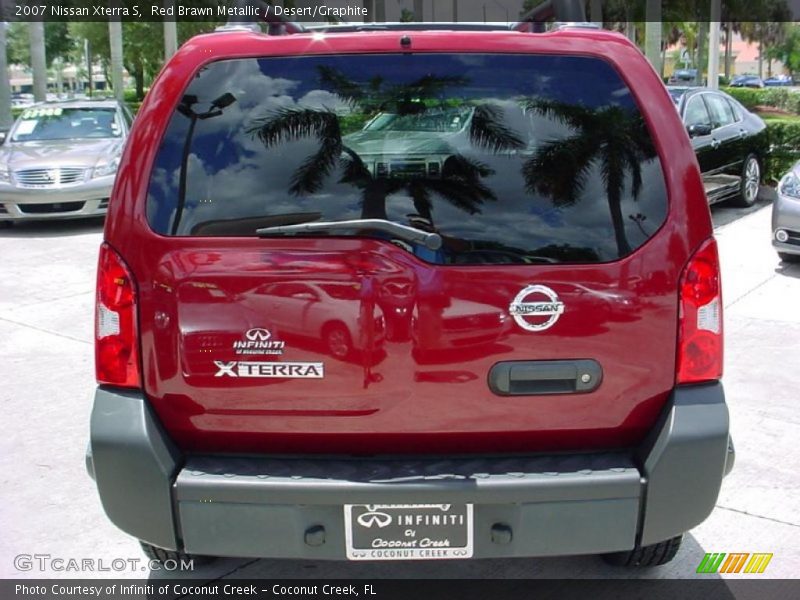 Red Brawn Metallic / Desert/Graphite 2007 Nissan Xterra S