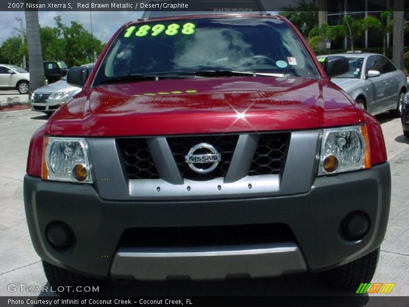 Red Brawn Metallic / Desert/Graphite 2007 Nissan Xterra S