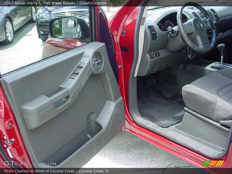 Red Brawn Metallic / Desert/Graphite 2007 Nissan Xterra S