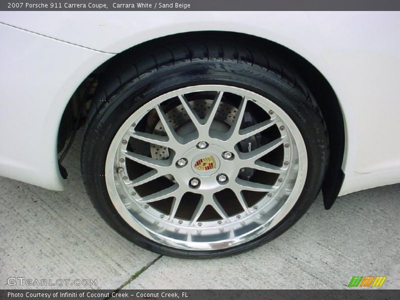 Carrara White / Sand Beige 2007 Porsche 911 Carrera Coupe