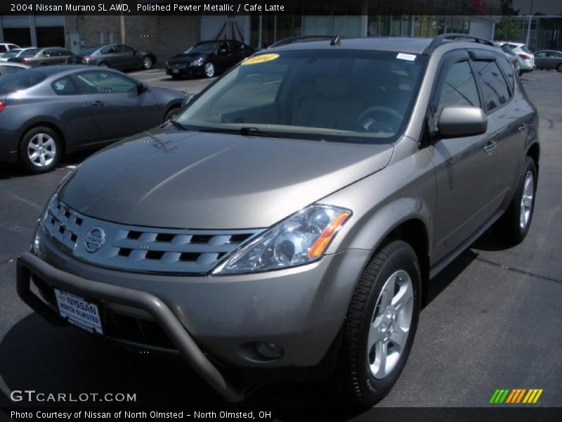 Polished Pewter Metallic / Cafe Latte 2004 Nissan Murano SL AWD