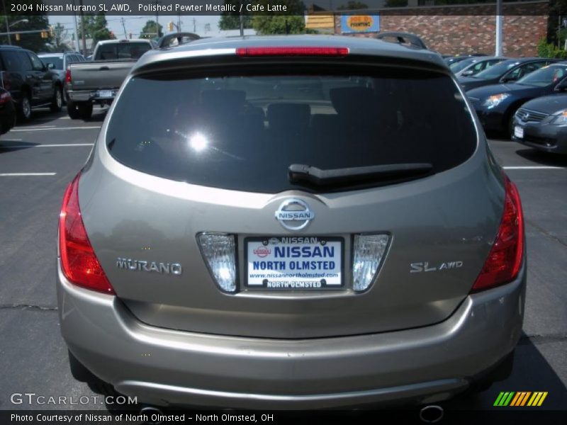 Polished Pewter Metallic / Cafe Latte 2004 Nissan Murano SL AWD