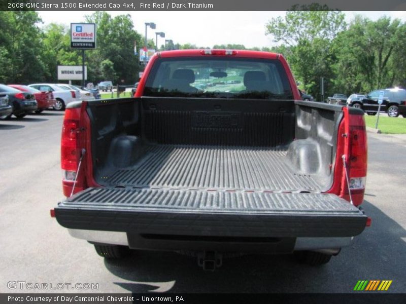 Fire Red / Dark Titanium 2008 GMC Sierra 1500 Extended Cab 4x4