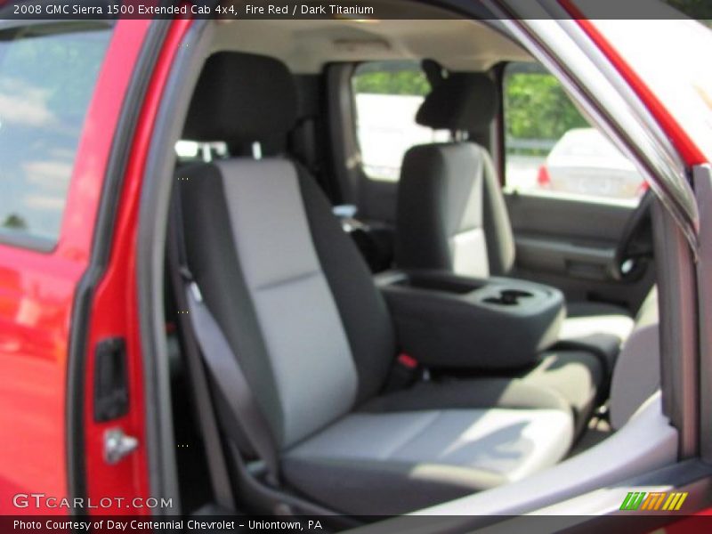 Fire Red / Dark Titanium 2008 GMC Sierra 1500 Extended Cab 4x4