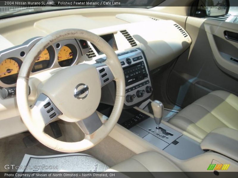 Polished Pewter Metallic / Cafe Latte 2004 Nissan Murano SL AWD