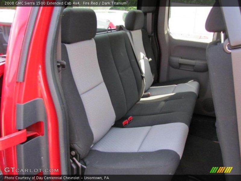 Fire Red / Dark Titanium 2008 GMC Sierra 1500 Extended Cab 4x4