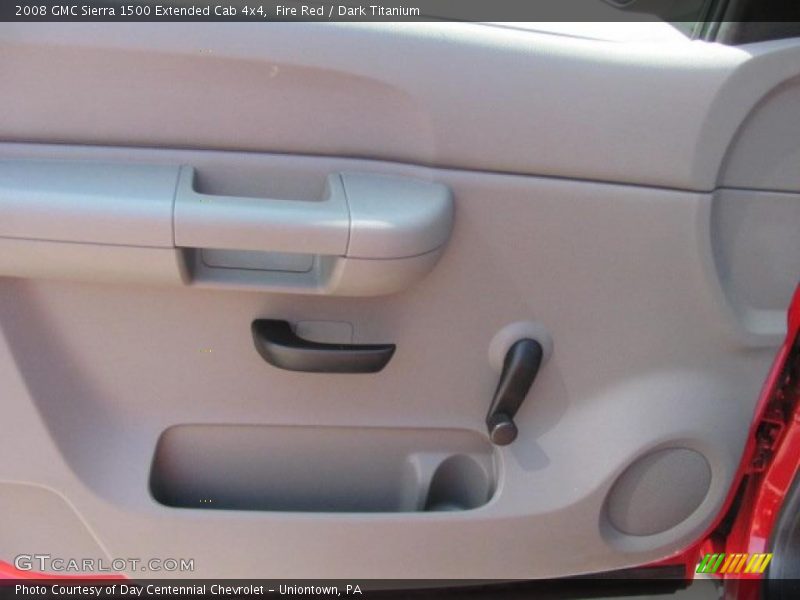 Fire Red / Dark Titanium 2008 GMC Sierra 1500 Extended Cab 4x4
