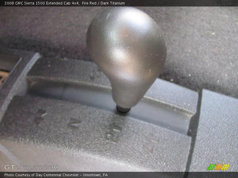 Fire Red / Dark Titanium 2008 GMC Sierra 1500 Extended Cab 4x4