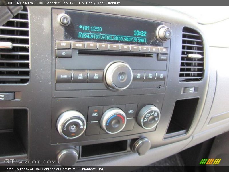 Fire Red / Dark Titanium 2008 GMC Sierra 1500 Extended Cab 4x4