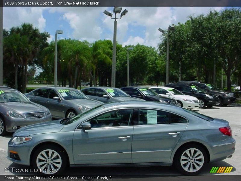 Iron Grey Metallic / Black 2009 Volkswagen CC Sport