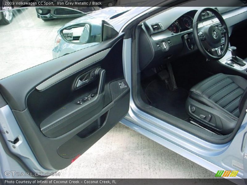 Iron Grey Metallic / Black 2009 Volkswagen CC Sport
