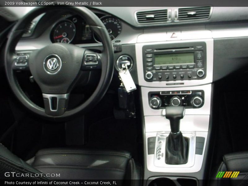 Iron Grey Metallic / Black 2009 Volkswagen CC Sport