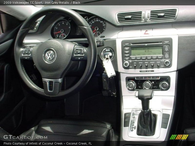 Iron Grey Metallic / Black 2009 Volkswagen CC Sport