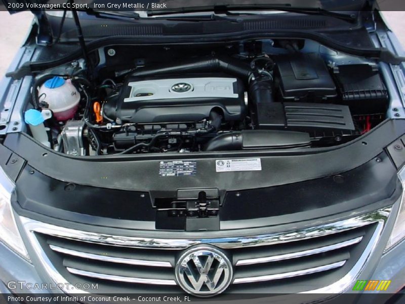 Iron Grey Metallic / Black 2009 Volkswagen CC Sport