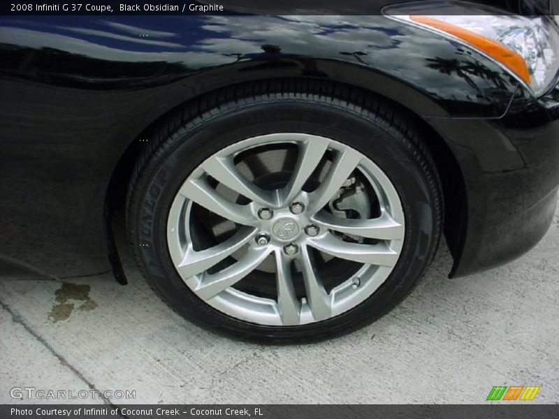 Black Obsidian / Graphite 2008 Infiniti G 37 Coupe