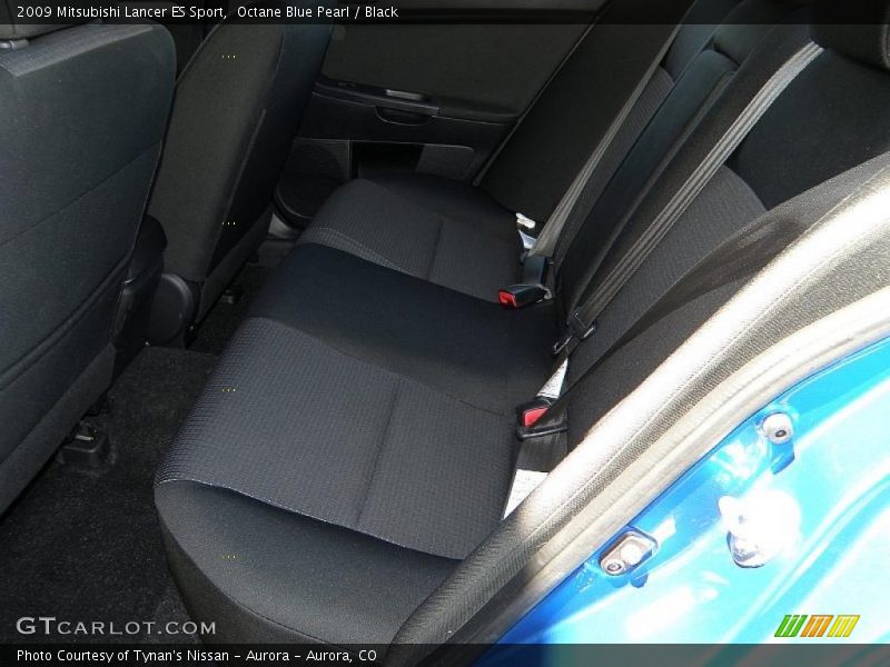 Octane Blue Pearl / Black 2009 Mitsubishi Lancer ES Sport