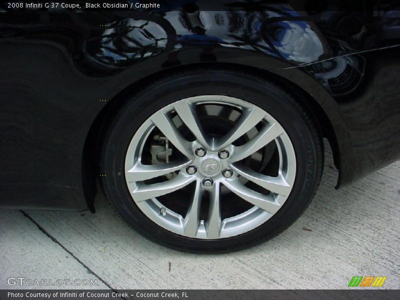 Black Obsidian / Graphite 2008 Infiniti G 37 Coupe