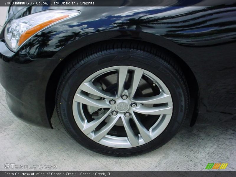 Black Obsidian / Graphite 2008 Infiniti G 37 Coupe
