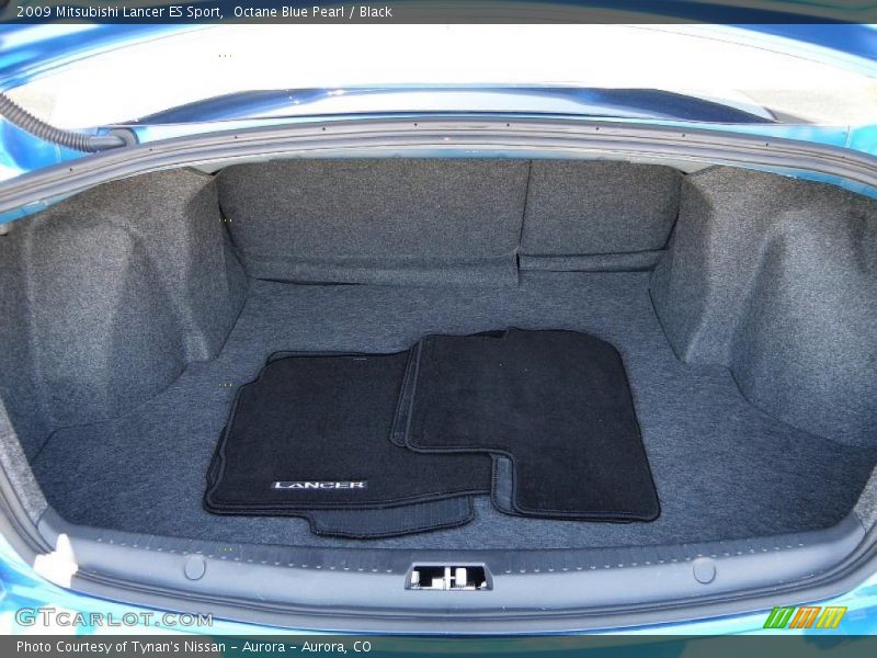 Octane Blue Pearl / Black 2009 Mitsubishi Lancer ES Sport