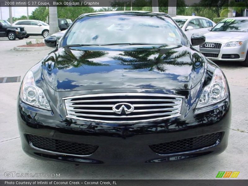 Black Obsidian / Graphite 2008 Infiniti G 37 Coupe