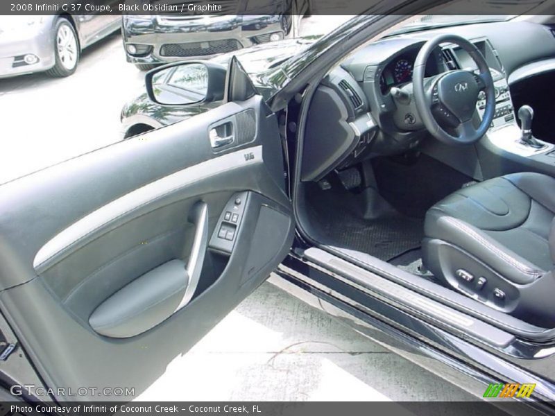 Black Obsidian / Graphite 2008 Infiniti G 37 Coupe