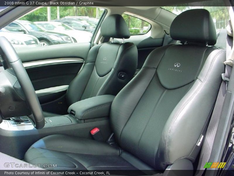 Black Obsidian / Graphite 2008 Infiniti G 37 Coupe