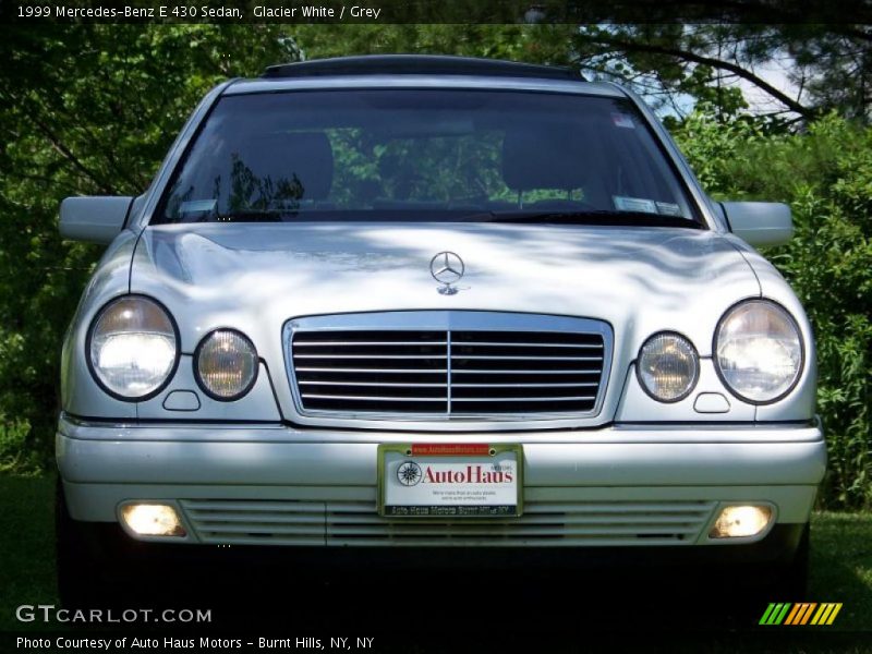 Glacier White / Grey 1999 Mercedes-Benz E 430 Sedan