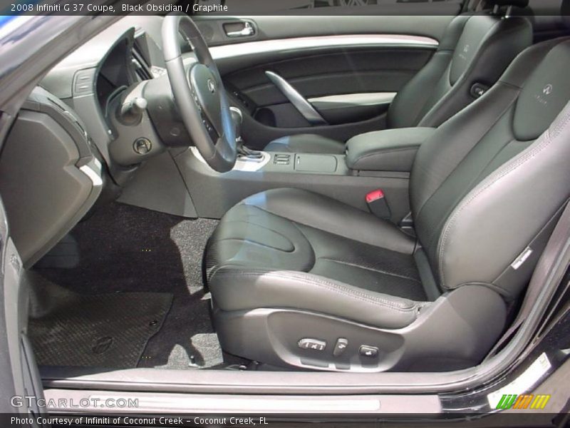 Black Obsidian / Graphite 2008 Infiniti G 37 Coupe