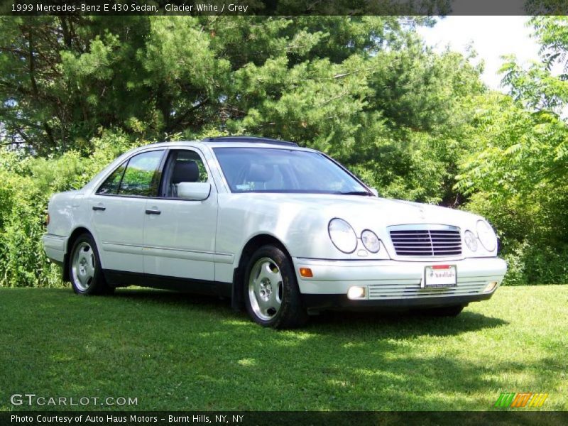 Glacier White / Grey 1999 Mercedes-Benz E 430 Sedan