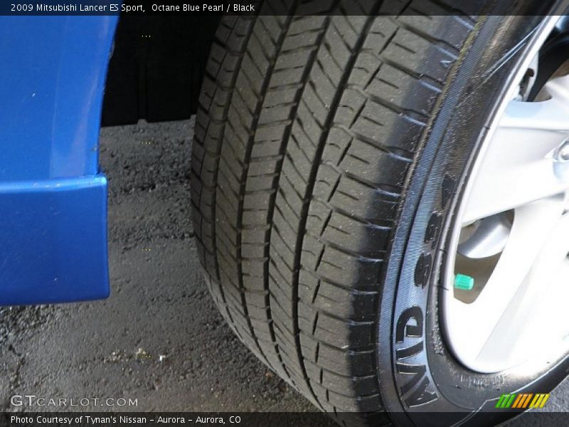 Octane Blue Pearl / Black 2009 Mitsubishi Lancer ES Sport