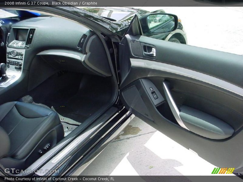 Black Obsidian / Graphite 2008 Infiniti G 37 Coupe