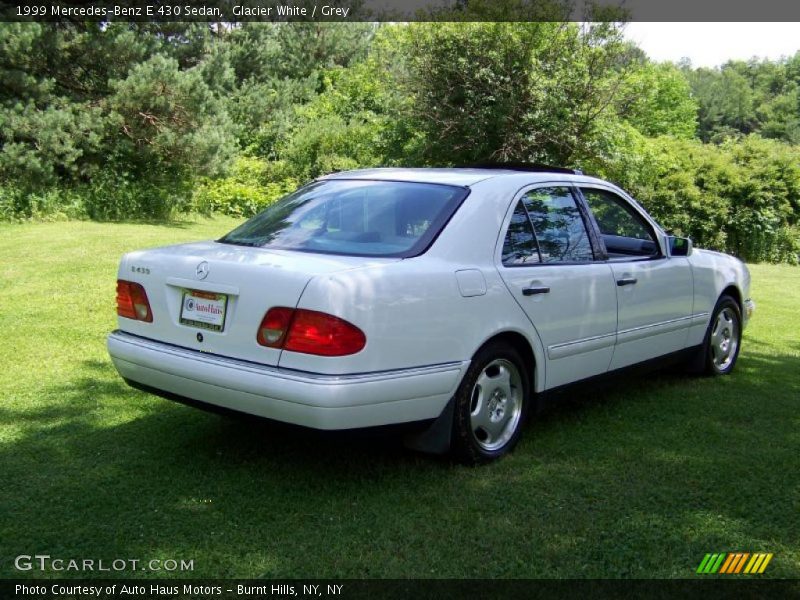 Glacier White / Grey 1999 Mercedes-Benz E 430 Sedan