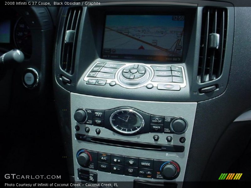 Black Obsidian / Graphite 2008 Infiniti G 37 Coupe