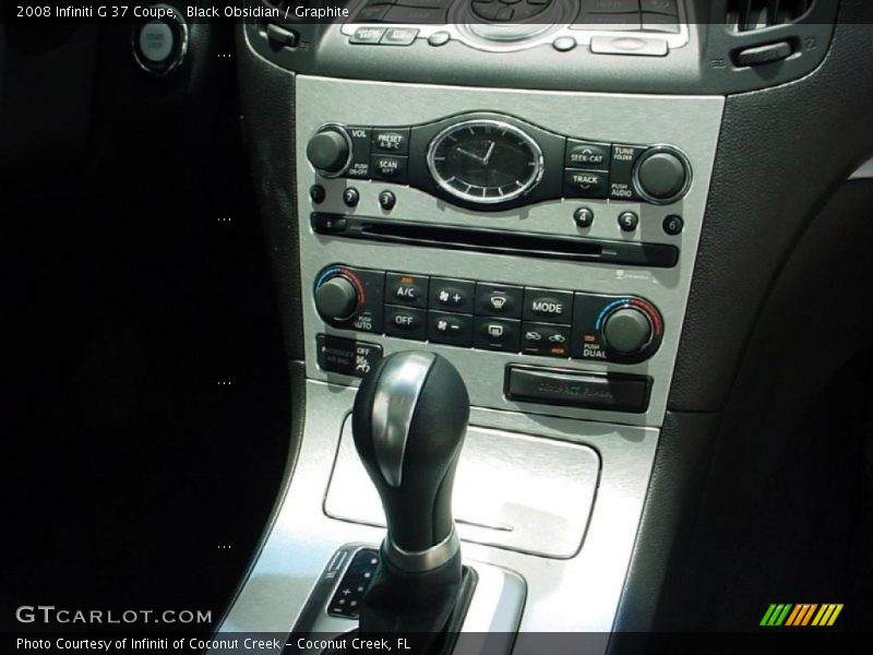 Black Obsidian / Graphite 2008 Infiniti G 37 Coupe