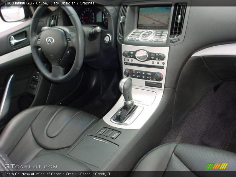 Black Obsidian / Graphite 2008 Infiniti G 37 Coupe