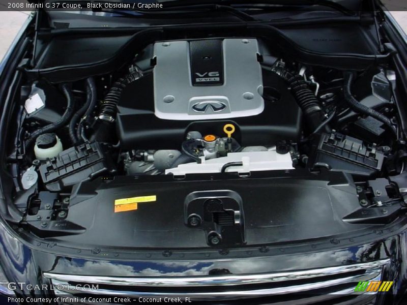 Black Obsidian / Graphite 2008 Infiniti G 37 Coupe